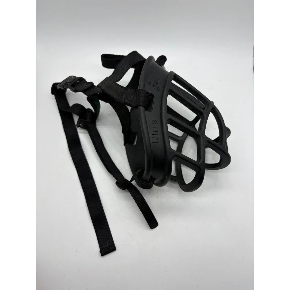 Baskerville Ultra Muzzle Black Size 6 Dog Training Safe Adjustable Bite Proof